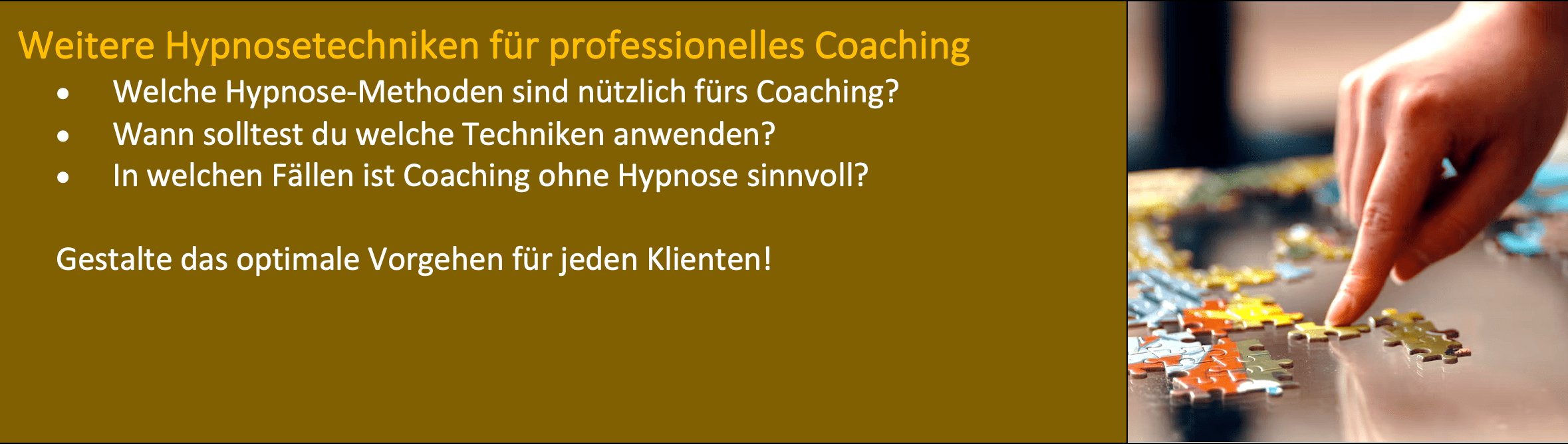 Hypnosetechniken Hypnose-Coaching