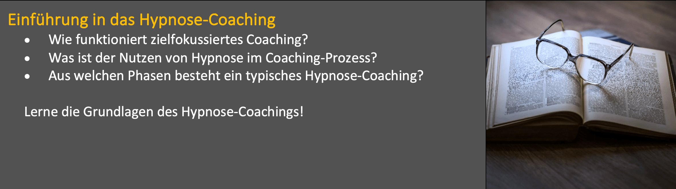Einführung Hypnose-Coaching